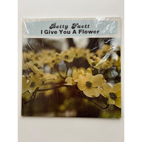 Betty Faett Other - Betty Faett I Give You A Flower LP Shrink Self Release VG